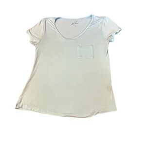 Rue 21 for era Light Blue Pocket T Shirt Womens Casual Short Sleeve‎ Top